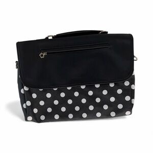 ECOSUSI Black Leather Bag